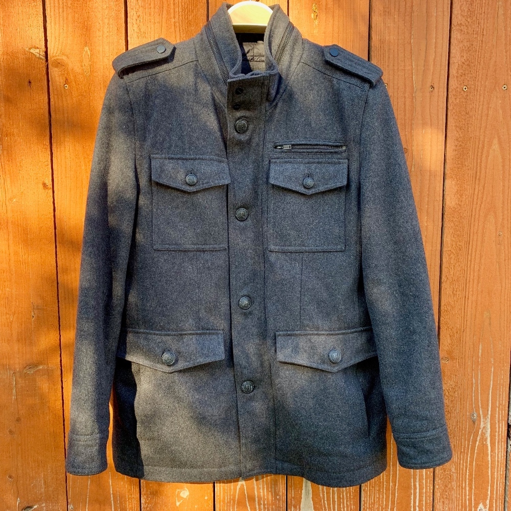 Guess | Men's Wool Heavy-weight Pea Coat